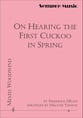 On Hearing the First Cuckoo in Spring Mixed Woodwind Ensemble cover